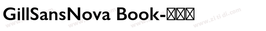 GillSansNova Book字体转换